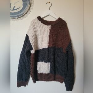 ZARA Kids Textured Weave Knit Sweater